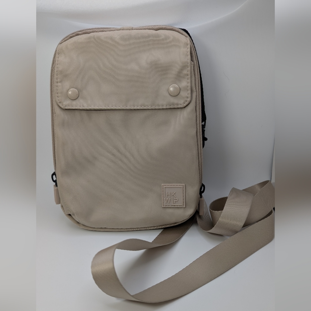 HKWP Women's Cream Crossbody Bag